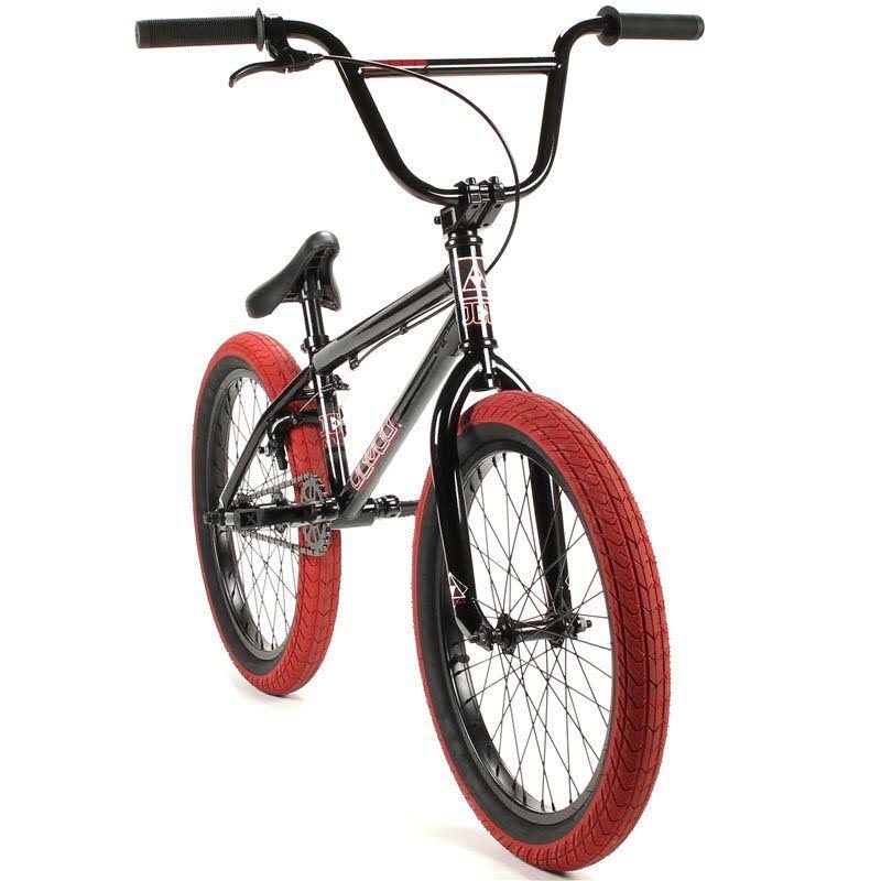 Jet BMX Block BMX Bike Gloss White with Green Camo