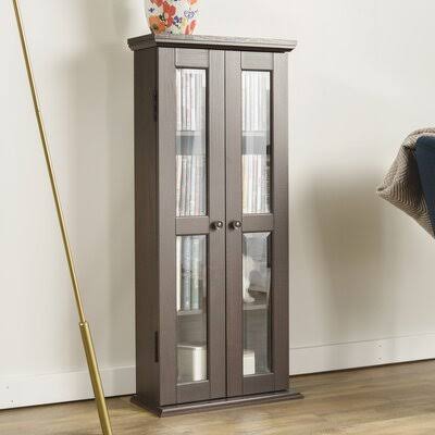 Wood DVD Multimedia Cabinet Andover Mills Color: Espresso