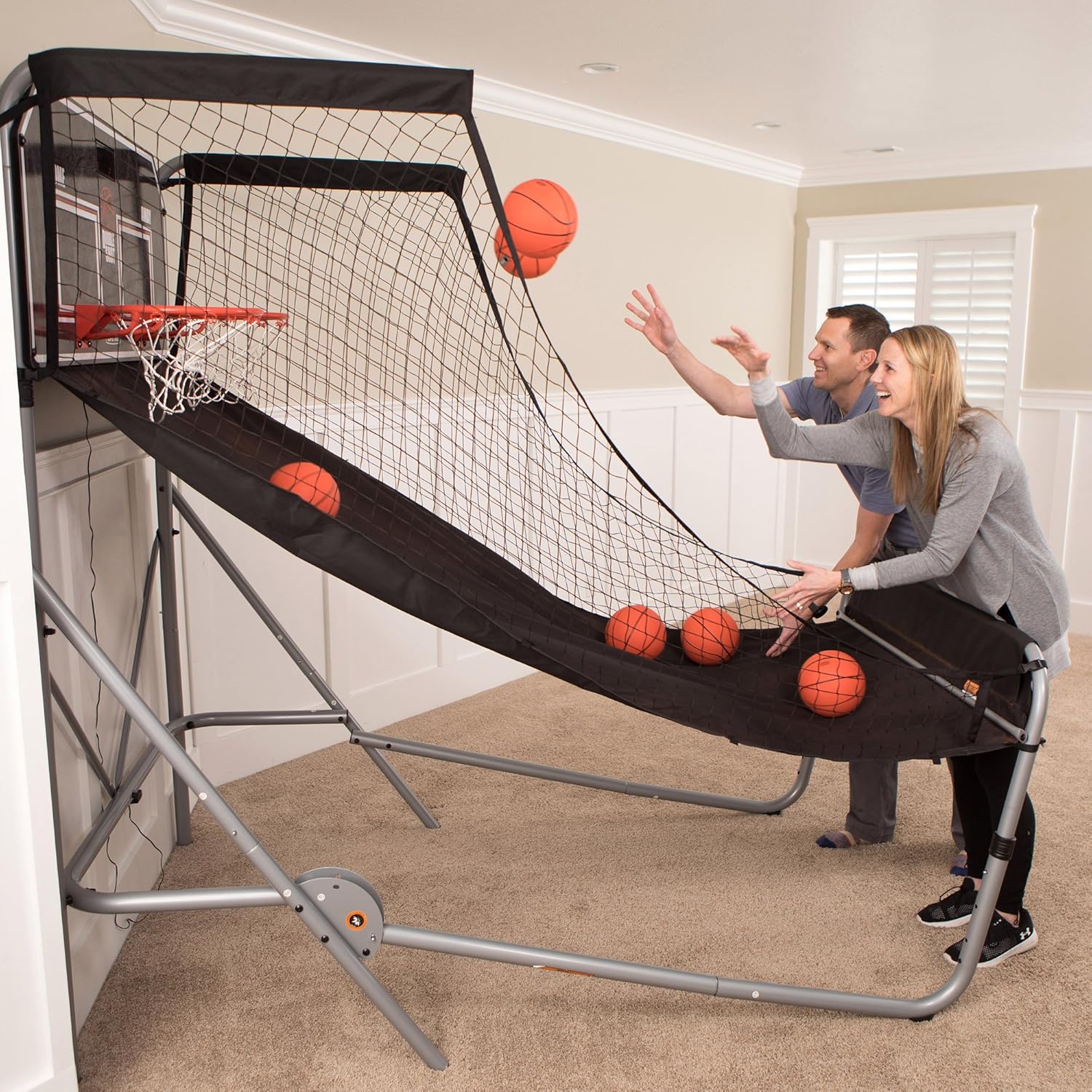 Lifetime 90648 Double Shot Deluxe Indoor Basketball Hoop Arcade Game