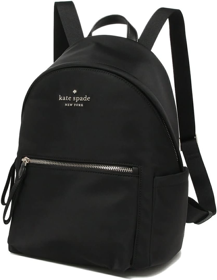 Kate Spade New York Chelsea Medium Nylon Backpack, Black