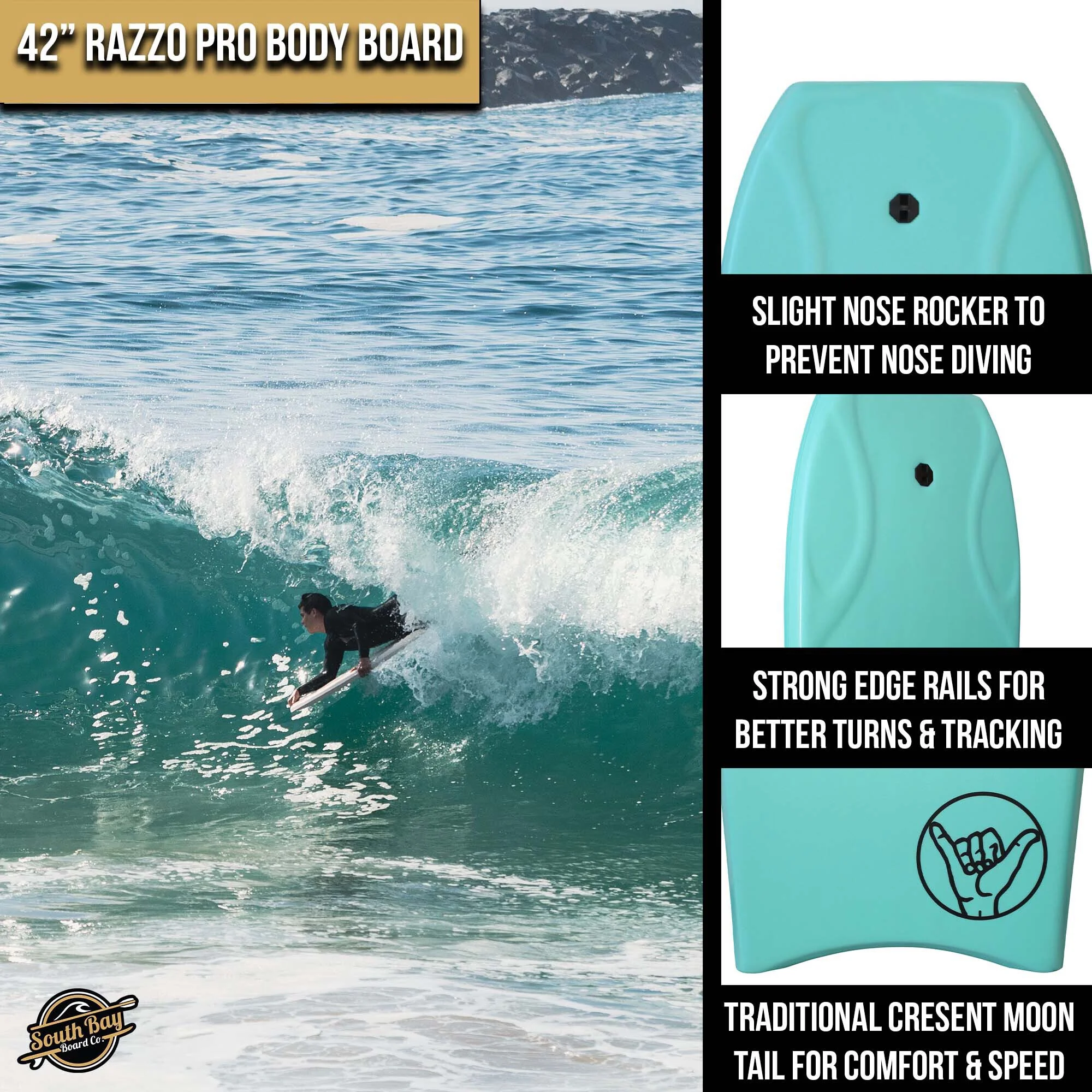42” Razzo Pro Bodyboard