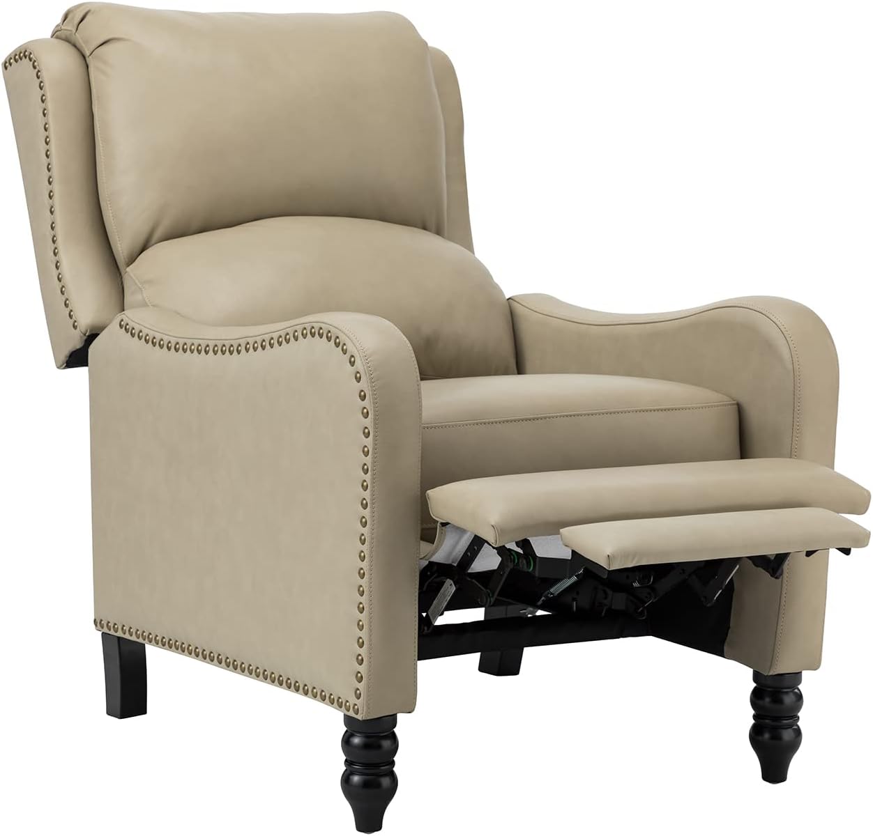 Manuel Genuine Leather Recliner TAN