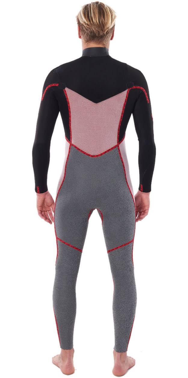 Rip Curl Dawn Patrol 4/3mm Chest Zip Mens Wetsuit - Black