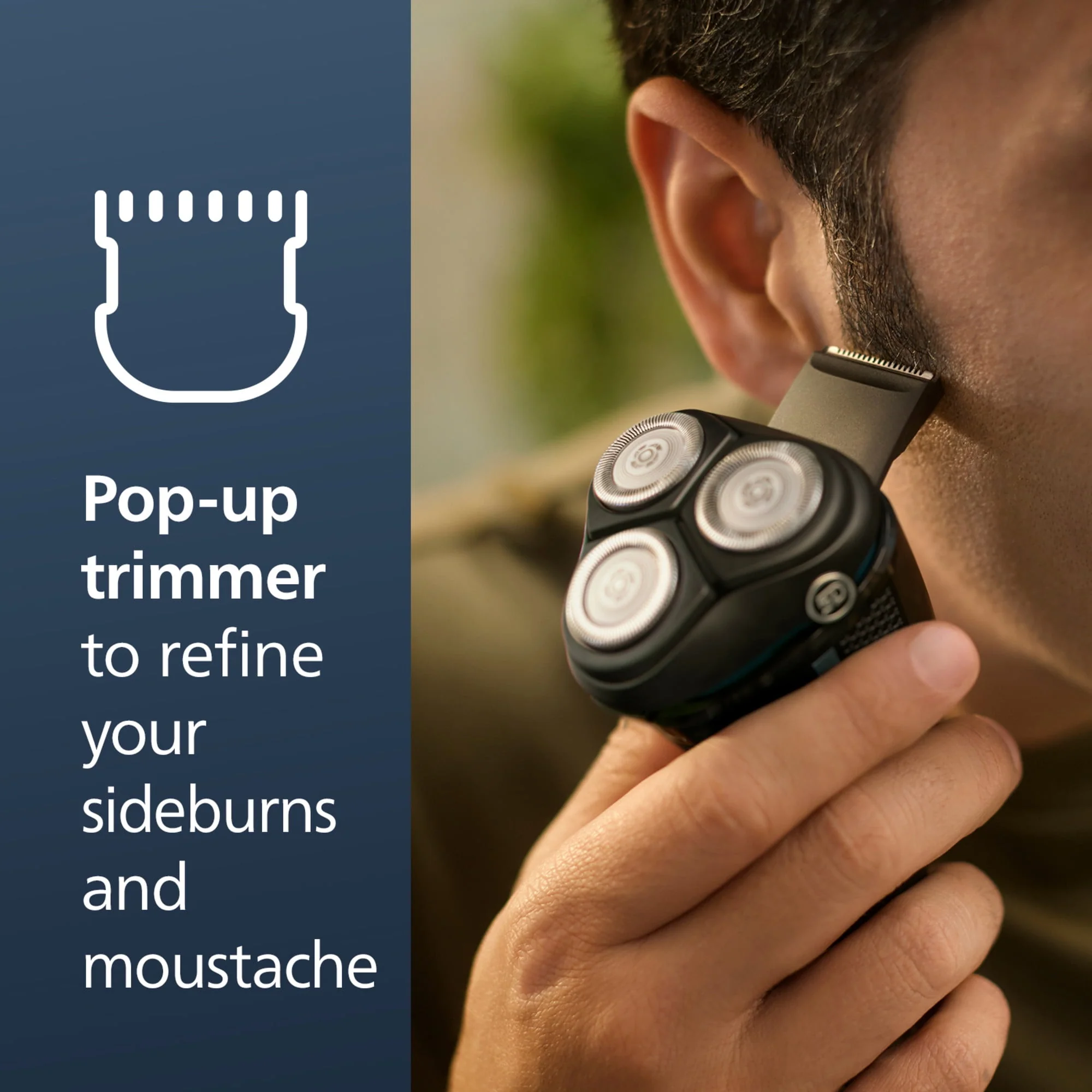 Philips Norelco Shaver 3600, Rechargeable Wet & Dry Electric Shaver with Pop-Up Trimmer and Storage Pouch