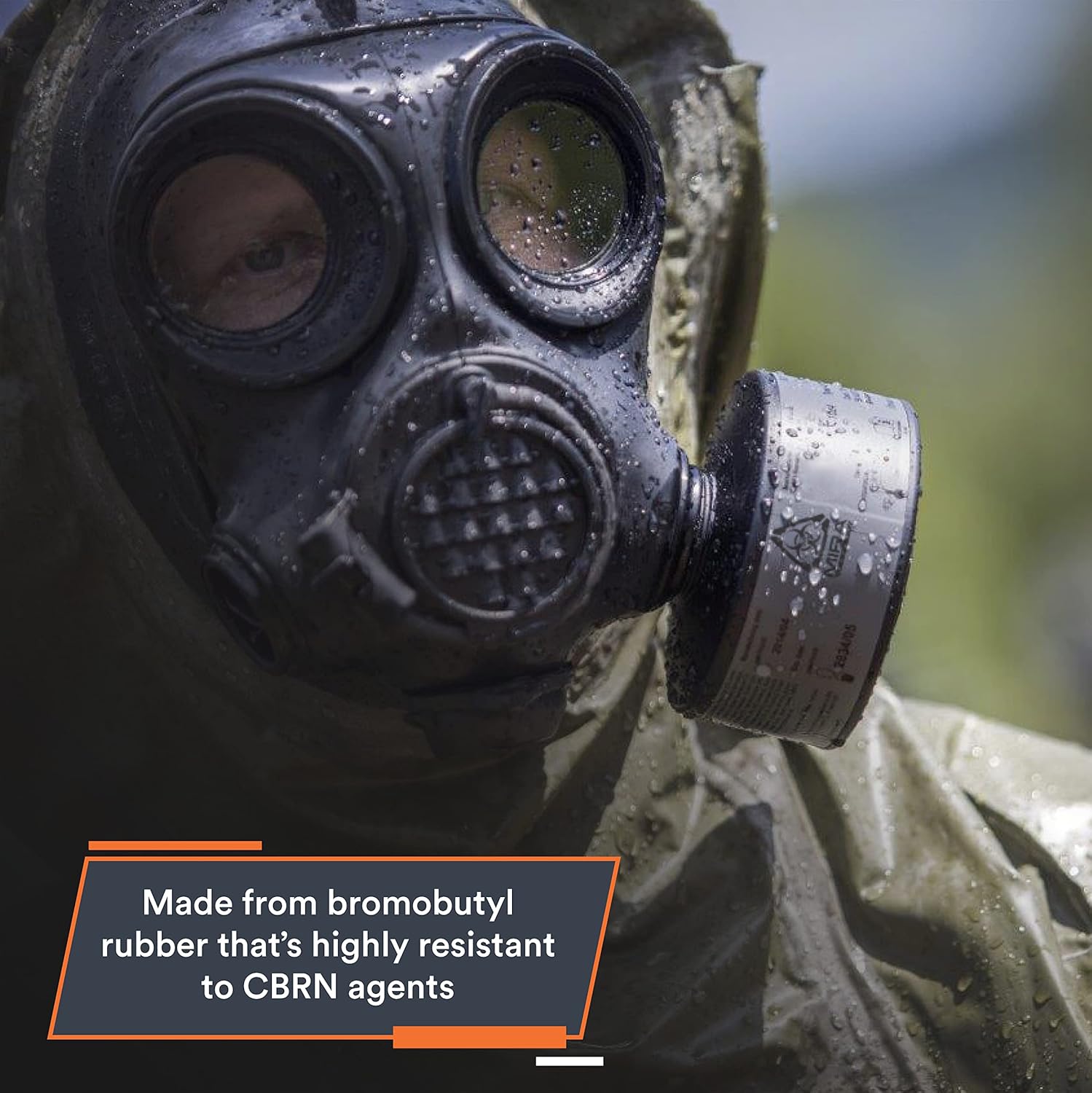 MIRA Safety CM-7M and NBC-77 SOF - Single 40mm CBRN Gas Mask Filter