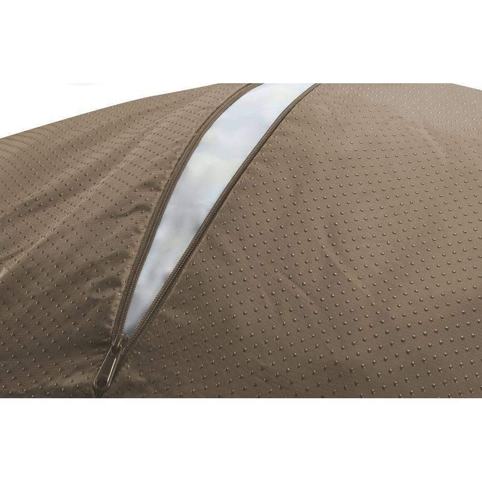 Canine Creations Arlee Step in Oval Round Cuddler Pet Dog Bed - Brown