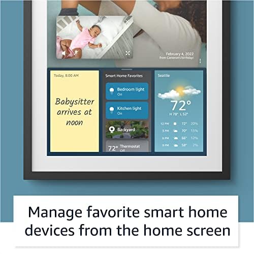 Echo Show 15, Full HD 15.6" smart display for family organization with Alexa