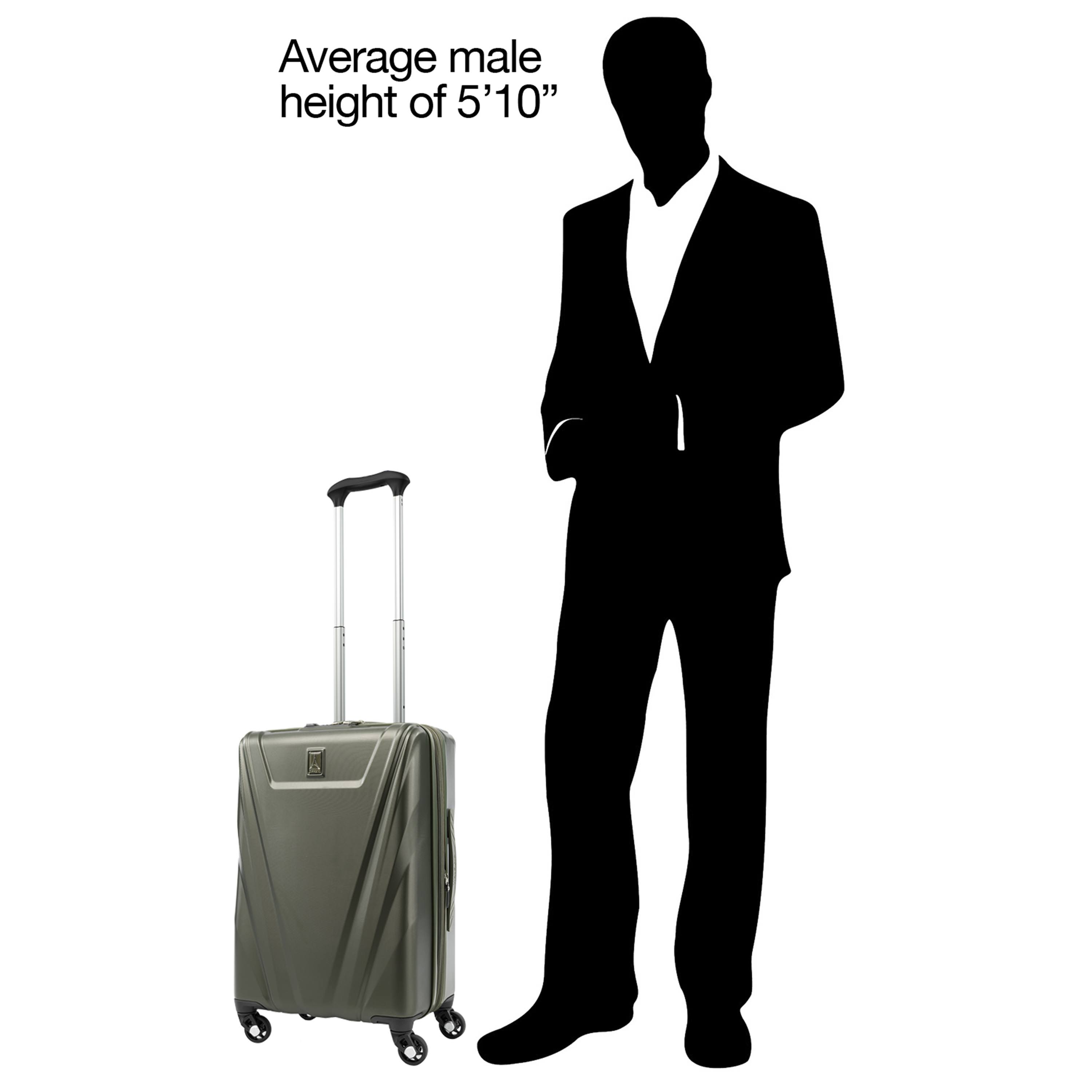 Travelpro Maxlite 5 Expandable Carry-On Hardside Spinner (Slate Green)