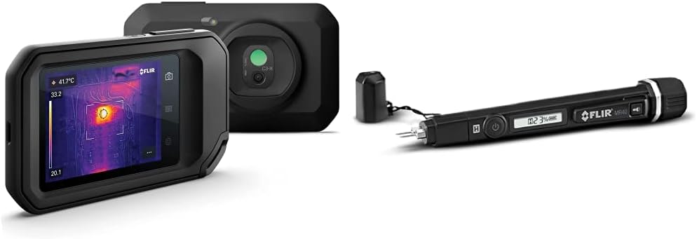FLIR C3-X Compact Thermal Camera, Inspection Tool for Electrical/Mechanical, Building, and Maintenance Applications, with WiFi