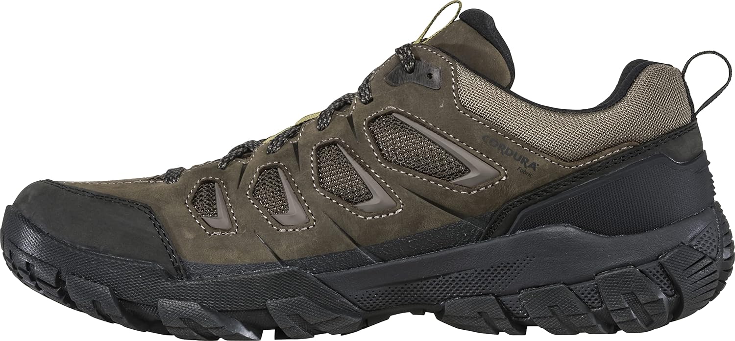 Oboz Men's Sawtooth X Low Hiking Shoe, Sediment, 12