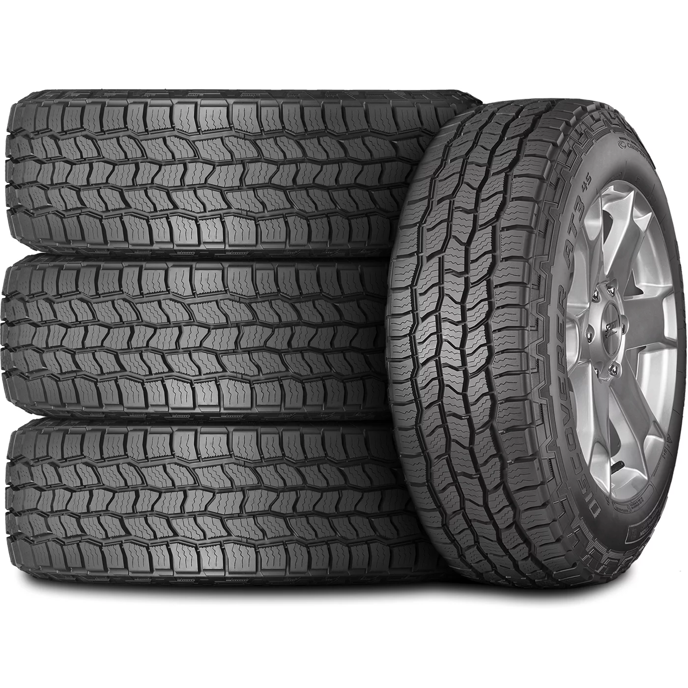 Set of 4 (FOUR) Cooper Discoverer AT3 4S 265/50R20 111T XL AT A/T All Terrain Tire Fits: 2014-15 Jeep Grand Cherokee Summit, 2019-20 Jeep Grand Cherokee Limited X