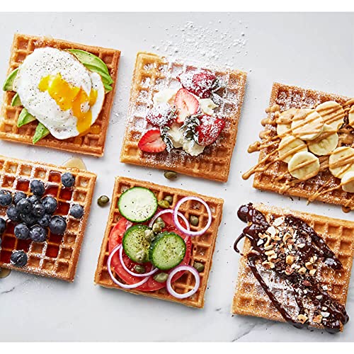 GreenPan Healthy Ceramic Nonstick Reversible Waffle Plates