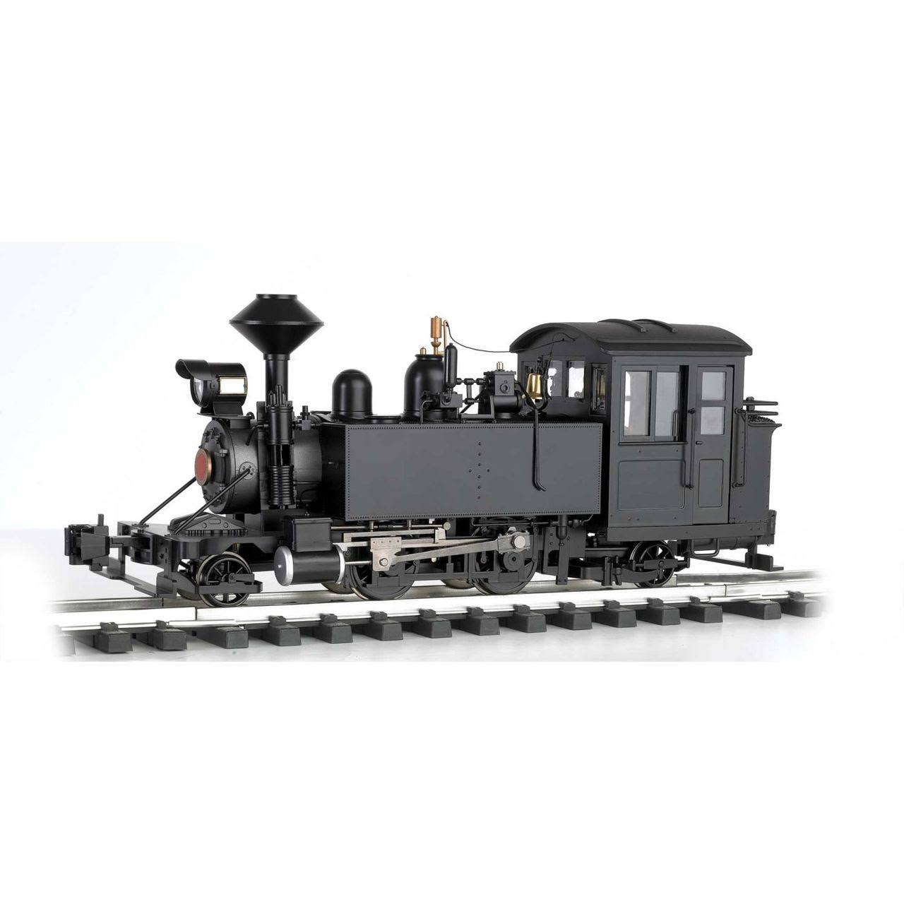 Bachmann 91197 G Scale 2-4-2 Painted/Unlettered Black Steam Locomotive