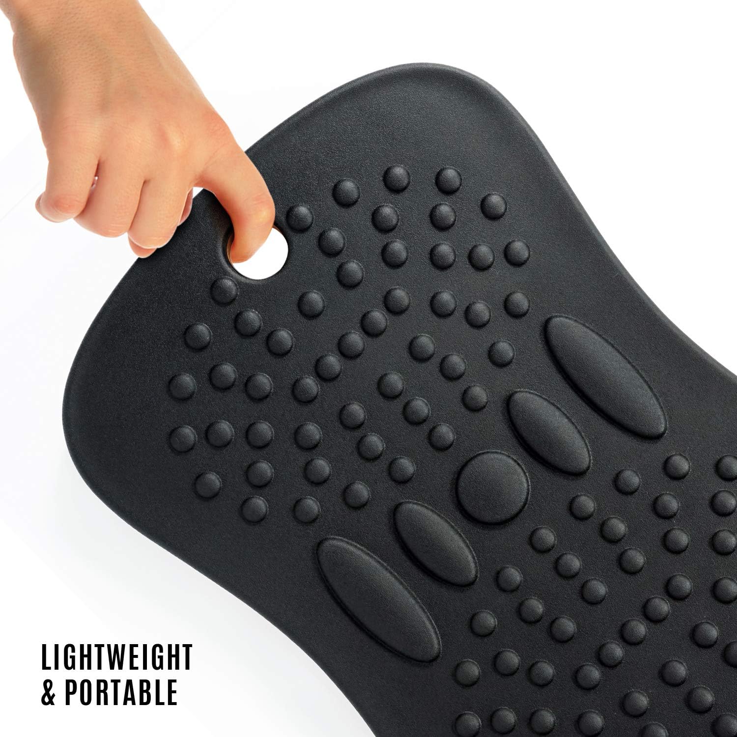Yes4All Wobble Balance Board for Standing Desk/Anti-Fatigue Office Foam Pad - Standing Desk Mats, Rocker Board, Anti-Fatigue Foam Mat, Office Accessories, Wobble Board Pack of 2