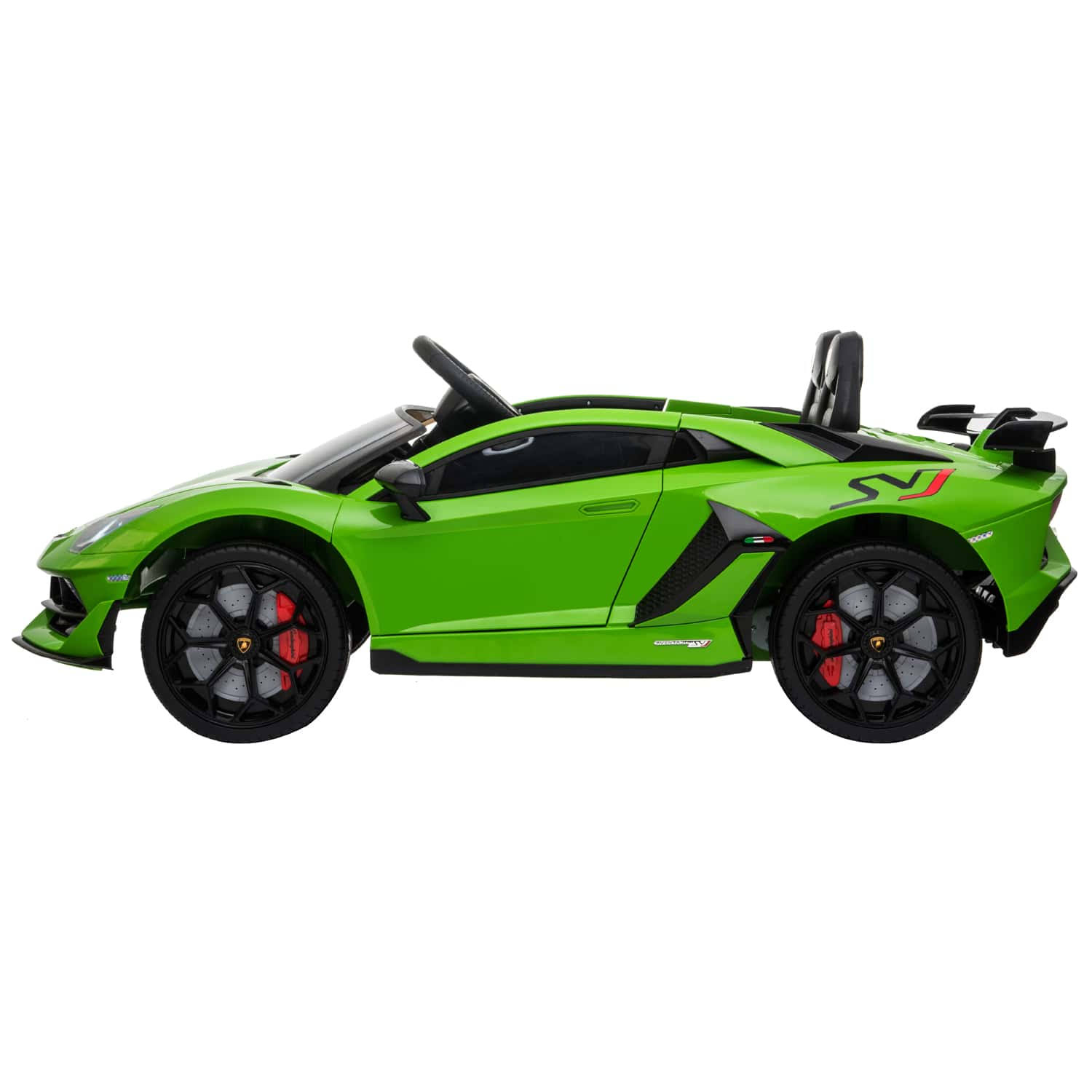12V Kids Ride on Car Lamborghini Aventador SVJ Green