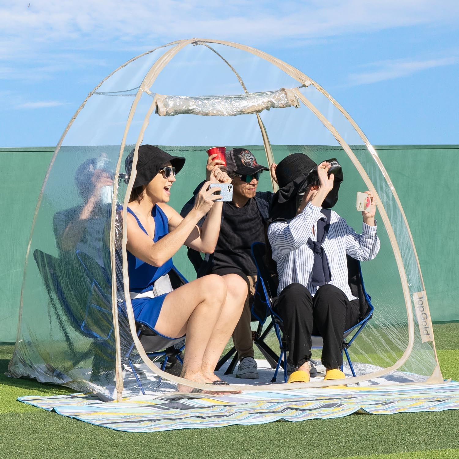 Tent Clear Bubble Tent Weatherproof Pod Tent Winter Pop up Tent for Outside Tent Cold Weather Tent