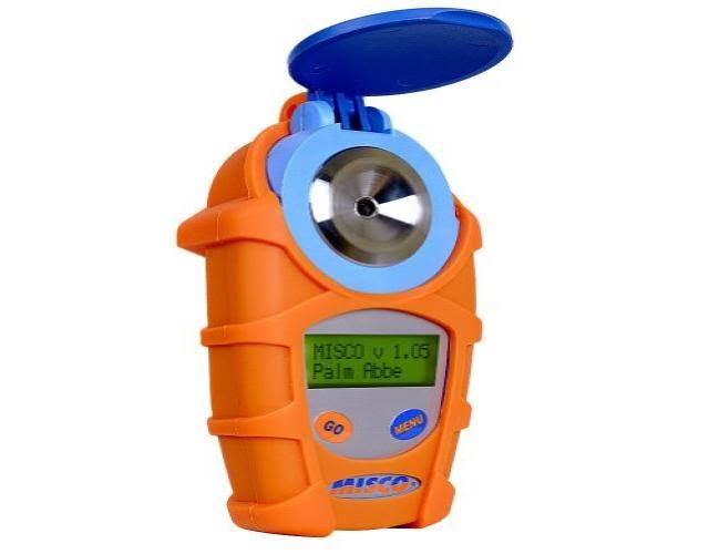 Misco Refractometer Misco PA202 Palm ABBE Digital Handheld Refractometer, Brix Scale 0-85.0, Refractive Index, Sugar Content