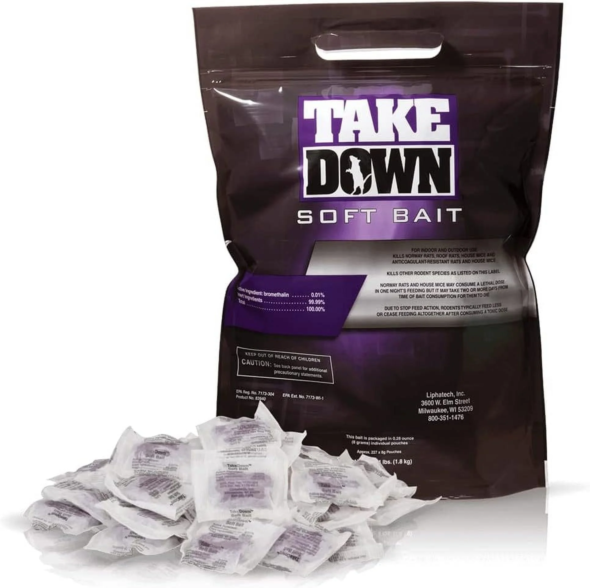 TakeDown Soft Bait Rodenticide 4 lb BAG - Curated Treasures Market
