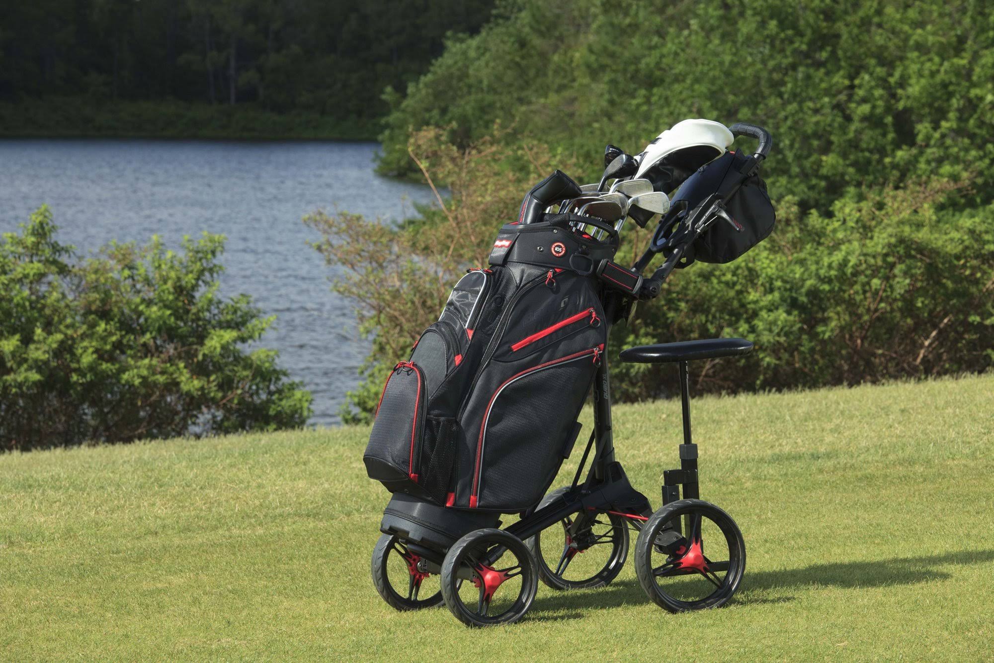 Bag Boy Chiller Cart Bag, Charcoal/Lime/Black