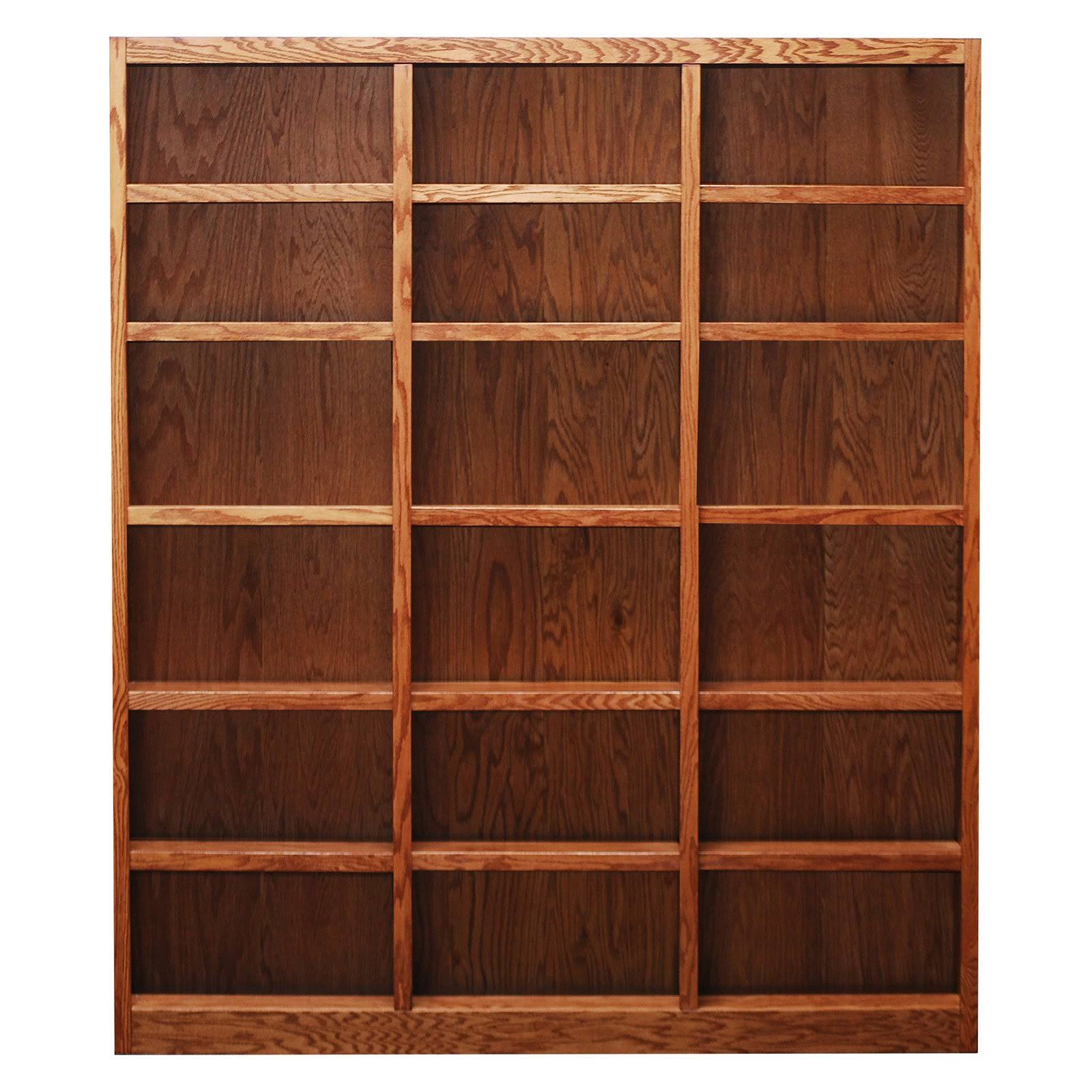 Concepts In Wood 72x22 Standard Bookcase, Dry Oak