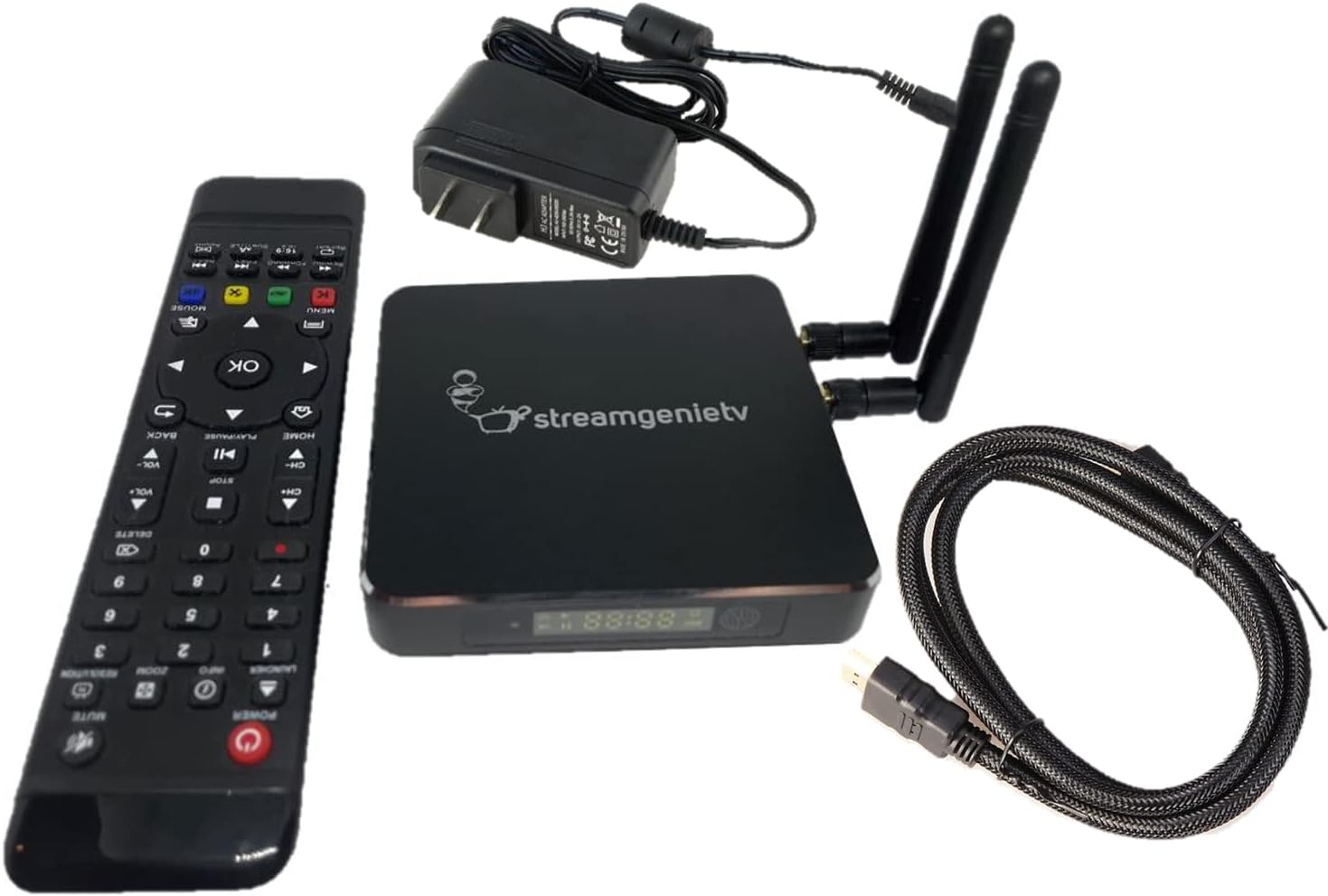 StreamGenie 2.0 TV Stream Box by FreeStream, with Dual WiFi Antenna and Remote, with New StreamGenie 2.0 Software