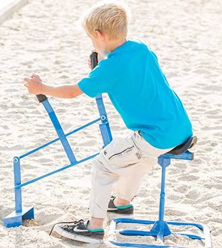 Tough Kid Digger Heavy Duty Sandbox Backhoe Toy, Blue