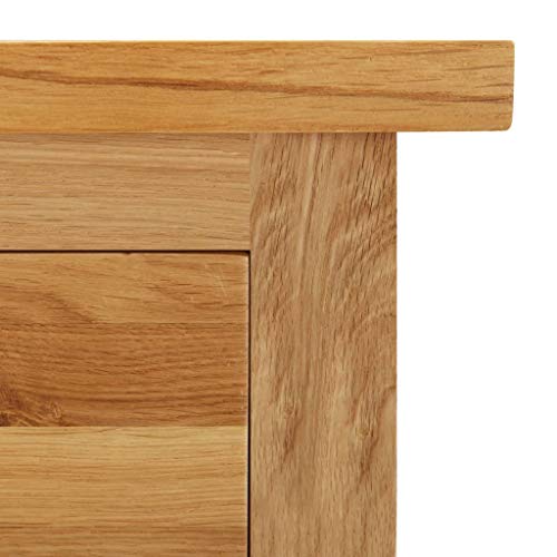 Wardrobe 29.9"x20.5"x41.3" Solid Oak Wood,Rustic Oak Wardrobe with Hanging Rail and Drawers for Bedroom Storage Armoires & Wardrobes, Bedroom Cabinets & Storage