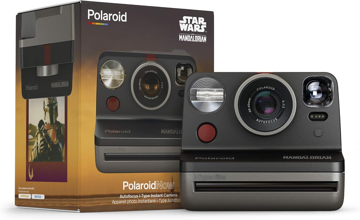 Polaroid Now I-Type Instant Camera - Black & White (9059)