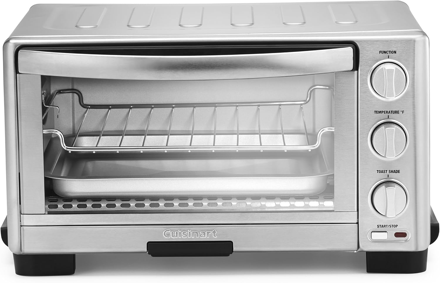 Cuisinart TOB-1010 Toaster Oven Broiler, 11.77" x 15.86" x 7.87", Silver