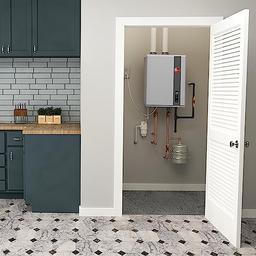 Rheem Super High Efficiency Condensing Indoor Tankless Liqiud Propane Water Heater