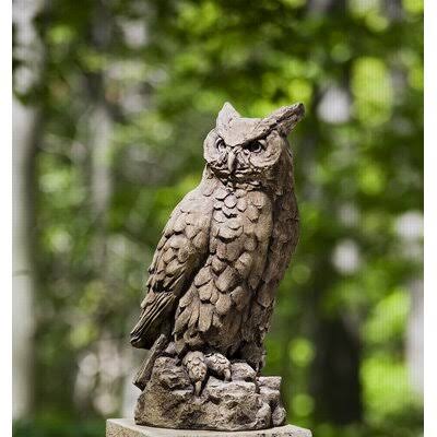 Campania International, Inc Large Horned Owl Statue