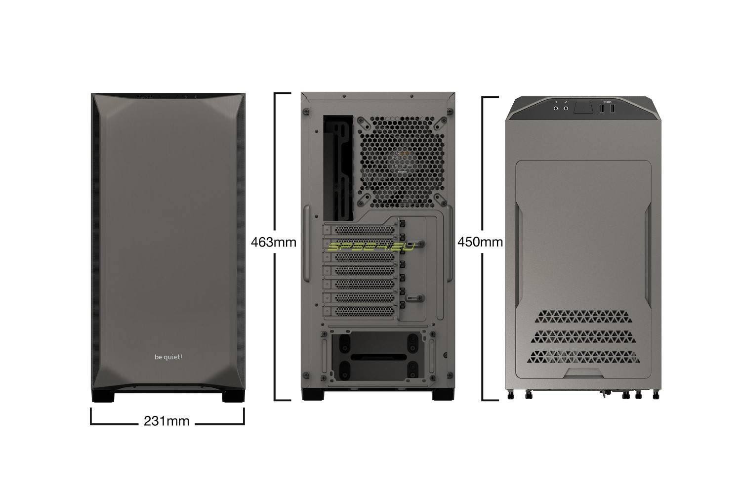 Be quiet! Pure Base 500 Metallic Gray