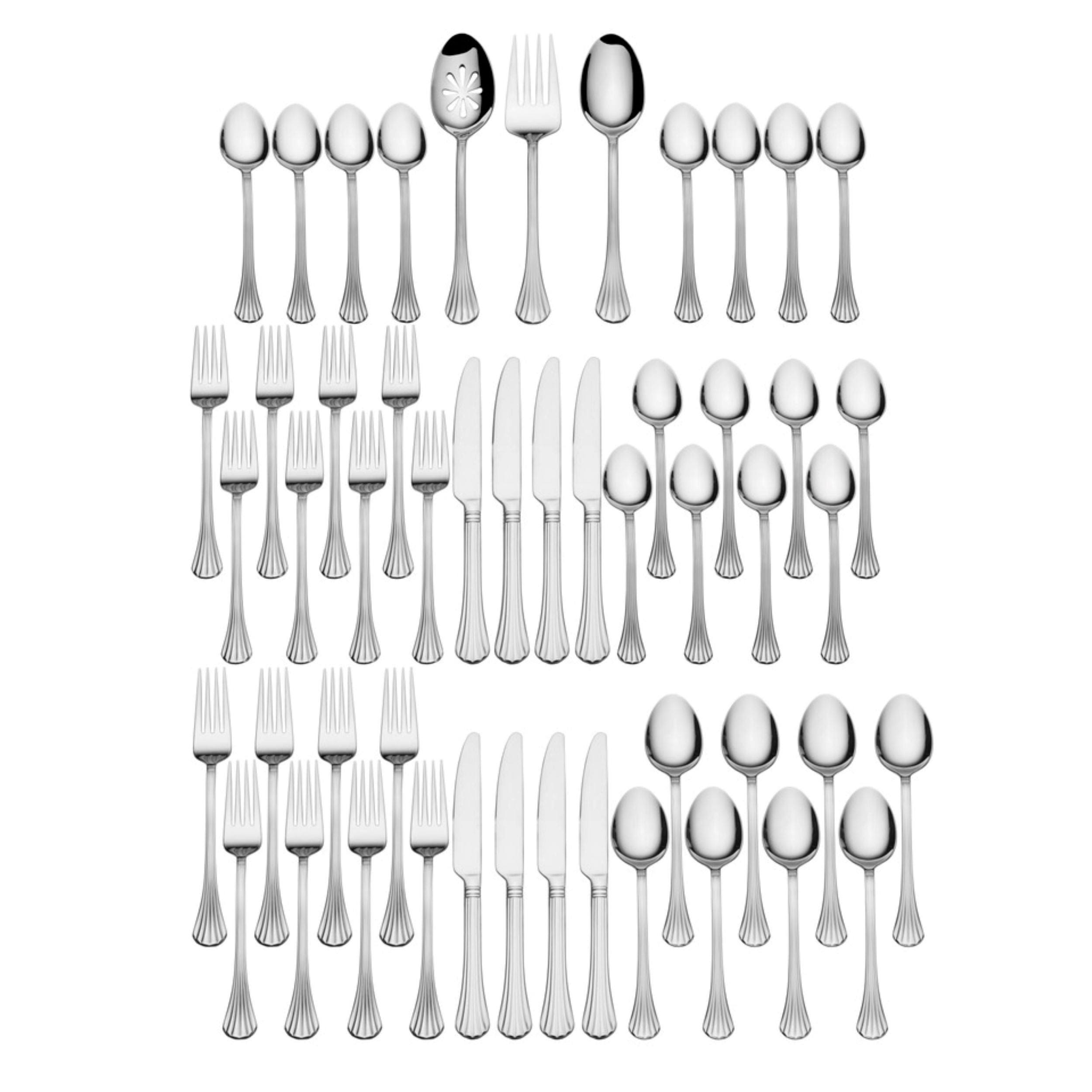 International Silver Cascade 51 PC Flatware Set