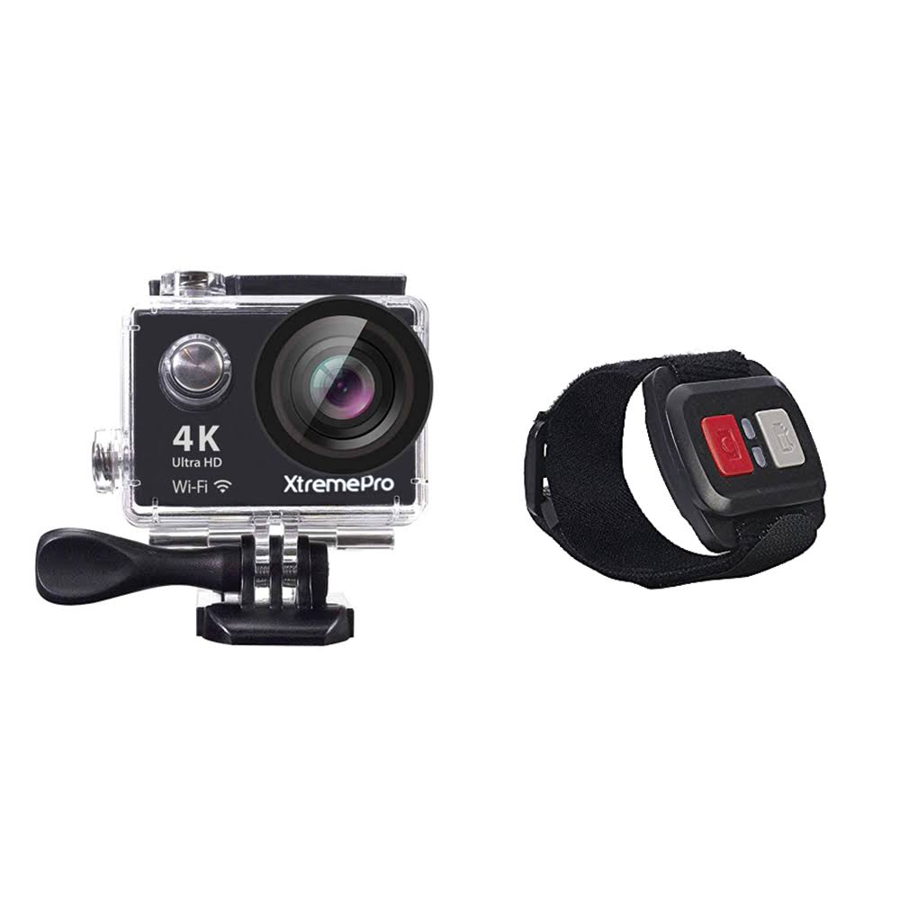 Xtrempro XP4KB 4K Ultra HD Sports Camera Bundle - Black