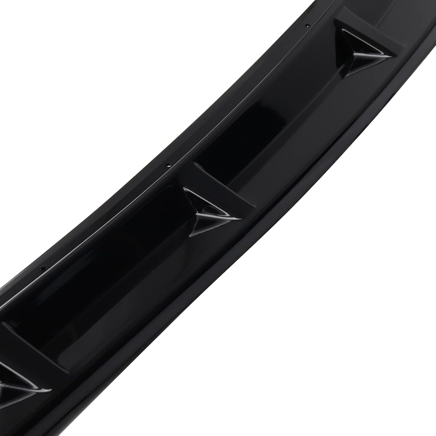 MotorFansClub 3Pcs Front Bumper Lip Fit for Compatible with Camry SE XSE 2021+, ABS Glossy Black Front Splitter Spoiler Pack of 2