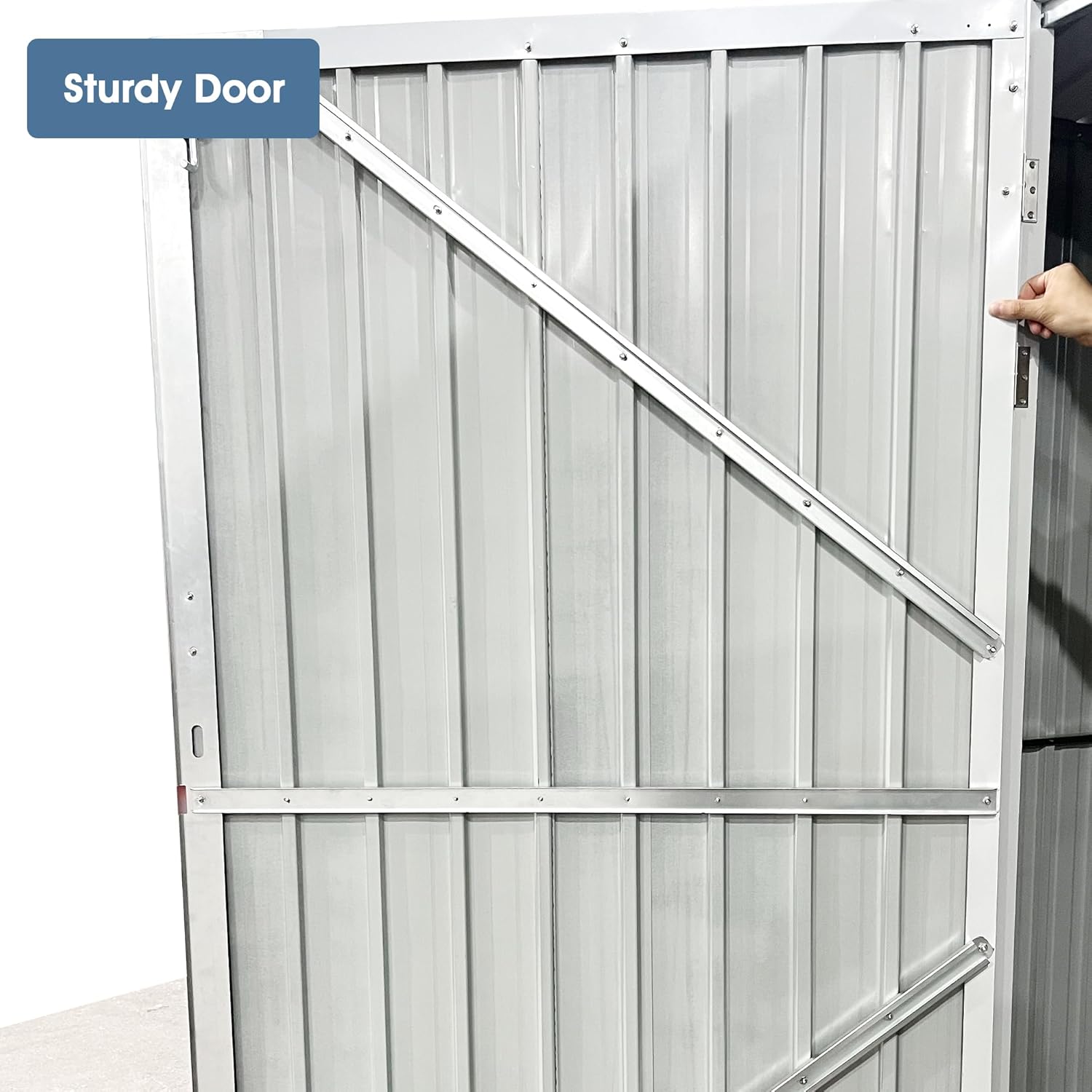 Chery Industrial Heavy-Duty Metal Garage Shed 20'x13'