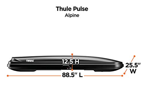 Thule 614 Pulse Cargo Box, Medium, Black