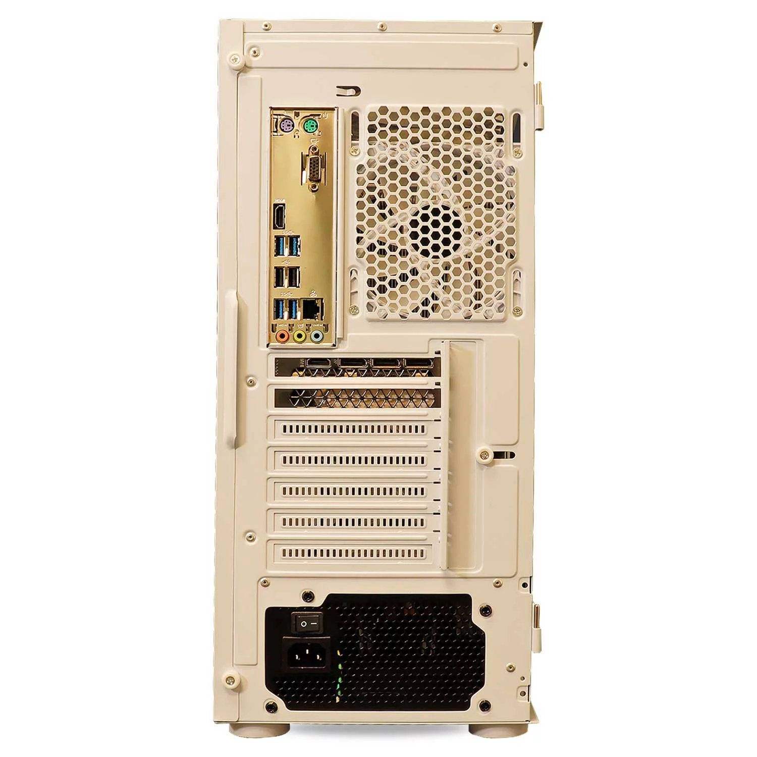 ViprTech.com Ghost Gaming PC Desktop Computer - AMD Ryzen 5 5600G (12-Core 4.4Ghz), RTX 3060 12GB, 16GB DDR4 RAM, 512GB NVMe SSD, VR-Ready, Streaming, Wifi, Warranty