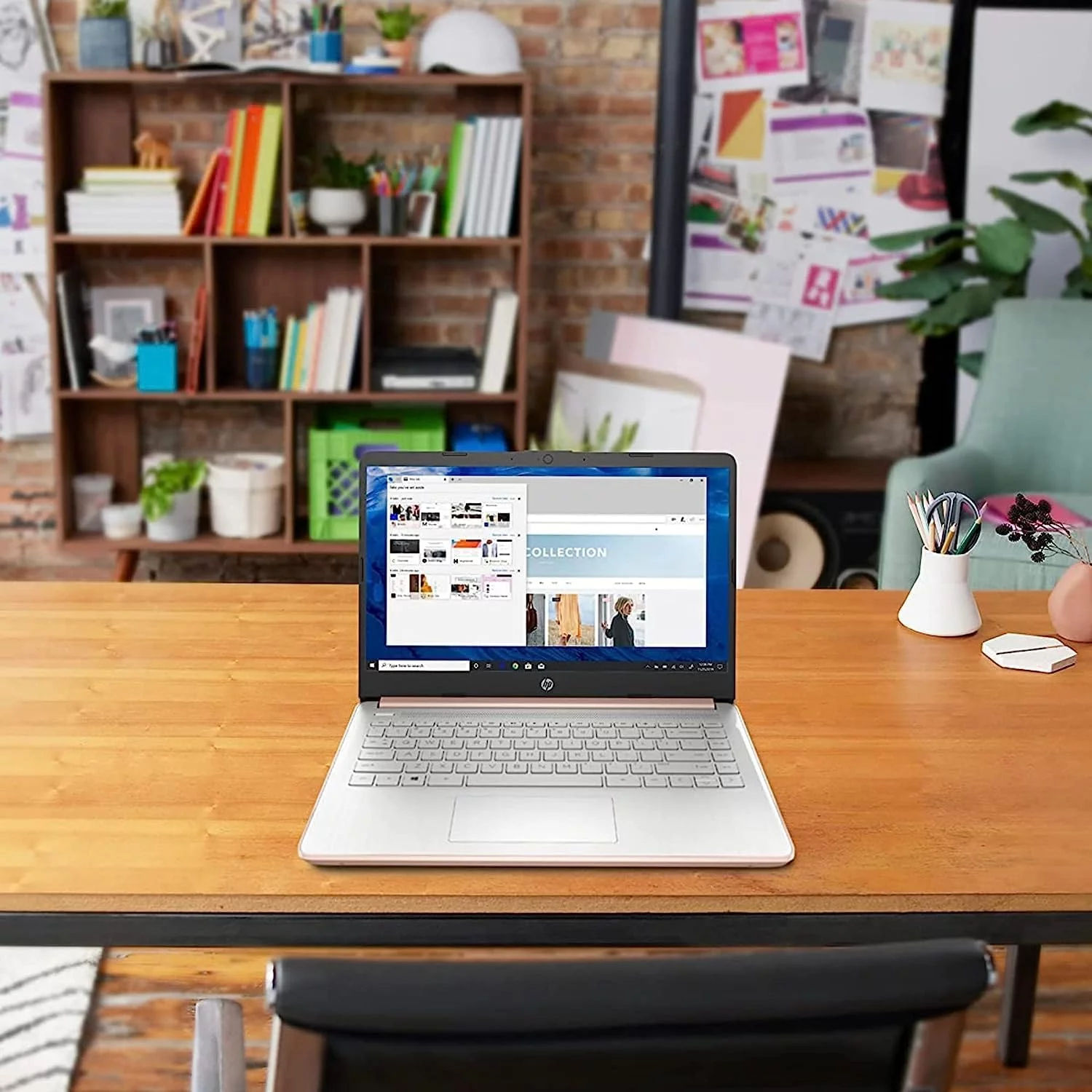 HP Laptop, 14" Ultral Light Laptop for Students and Business, Intel Celeron Quad-Core N4120, 16GB RAM, 64GB eMMC+256GB Micro SD, Wi-Fi, Bluetooth, Webcam, Windows 11 Home in S Mode, Pink