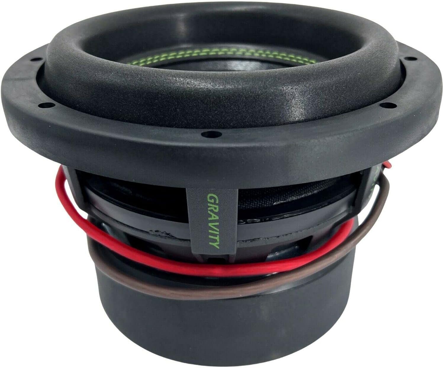 2X Gravity 8 Inch 1200 Watt Car Audio Subwoofer w/ 4 Ohm DVC Power 8' Sub Pair - Feature Dual Voice Coil, Thick Magnet, Design for Car, ATV, Van, High Performance Car Show