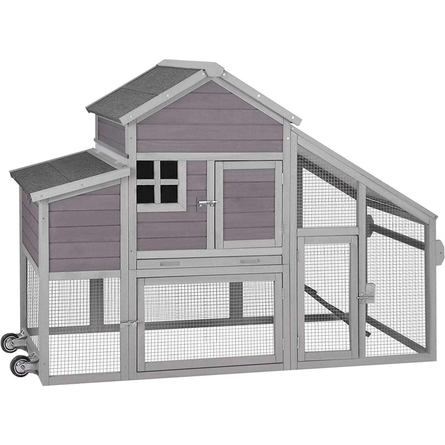 Aivituvin Wooden Chicken Coop 65 in. for 2-3 Hens AIR32 - Pet Supplies online store