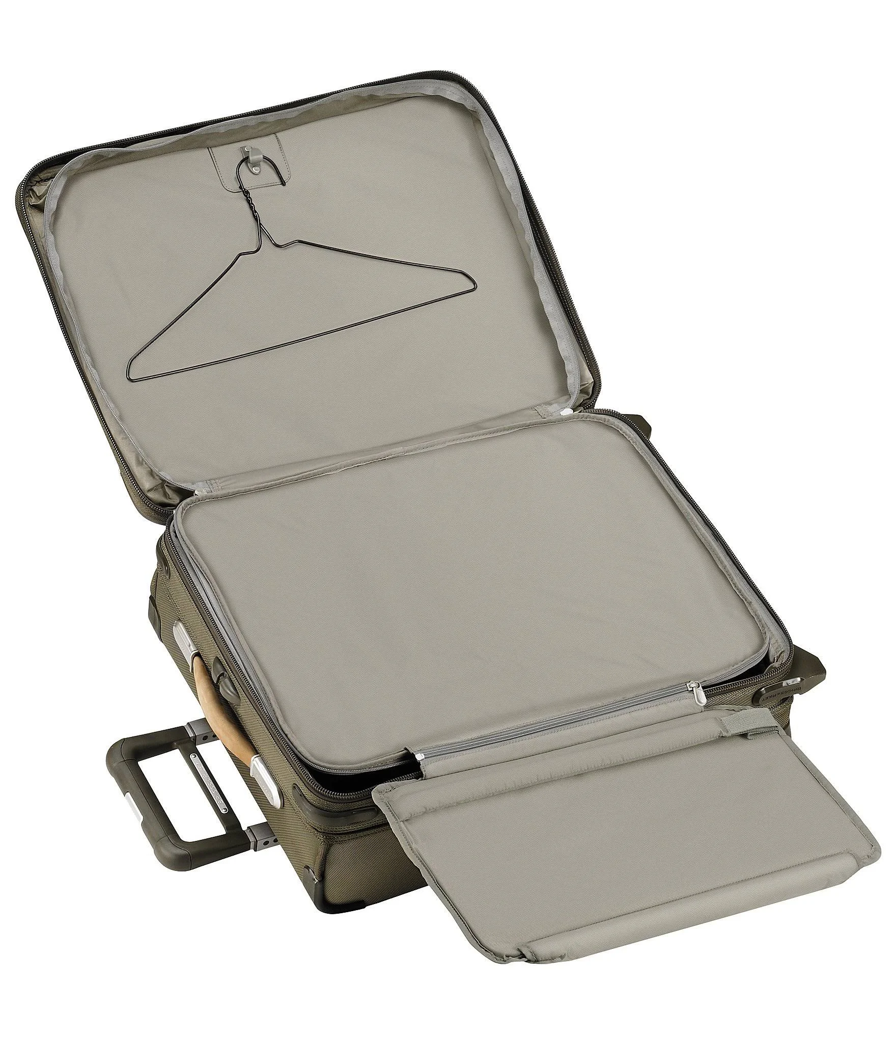 Briggs u0026 Riley Baseline International Carry-On Wide Body Upright - Olive