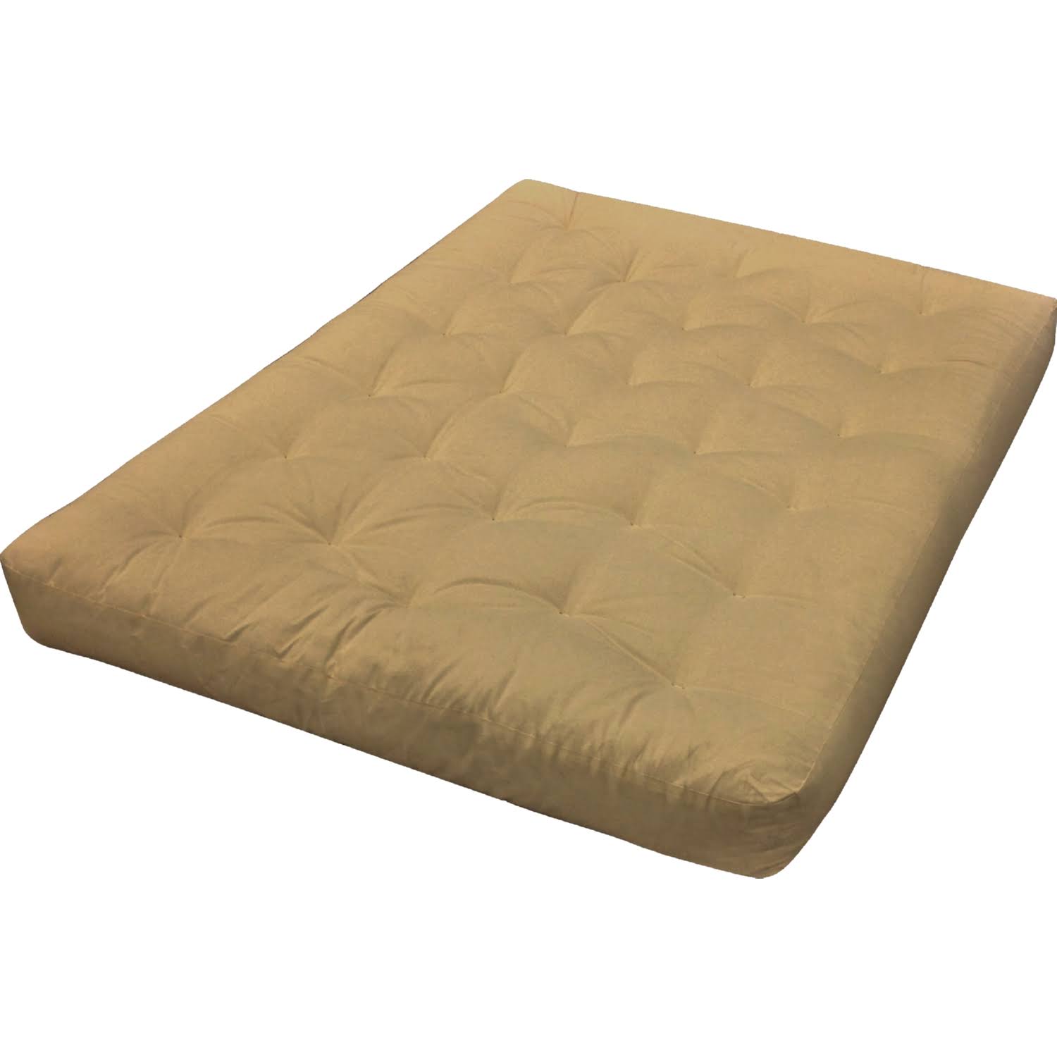 Gold Bond 4x22 All Cotton #604 King Futon Mattress Tan Microfiber