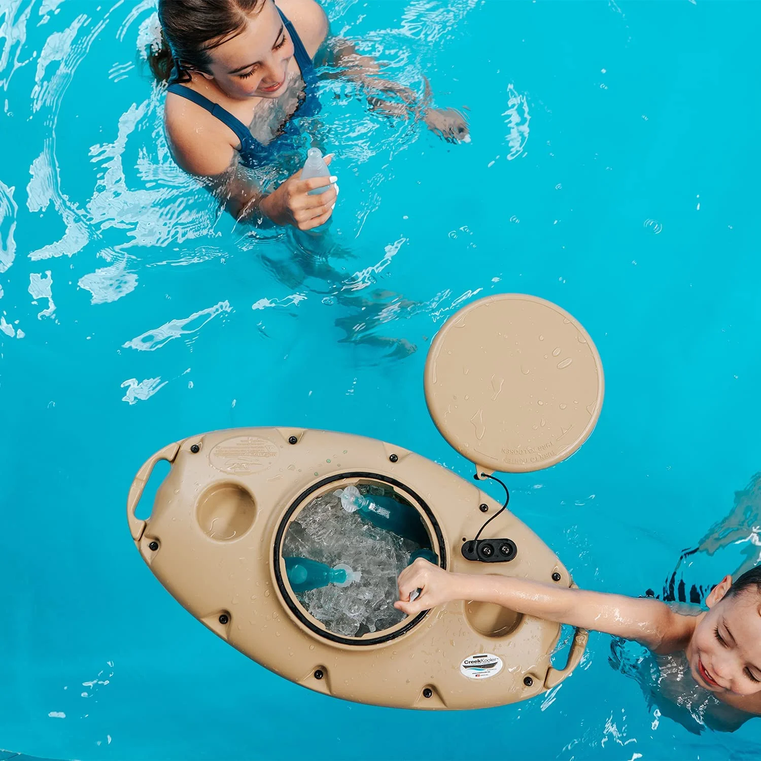 Floating Cooler, Tow on Rivers and Lakes, 15 Quart - Curated Treasures Market