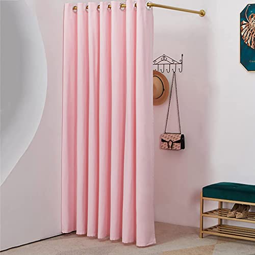 Portable Dressing Room Removable Fitting Room Clothing Store with Metal Curtain Rod Changing Room for Boutiques Offices Shopping Malls Save Space Fitting Room