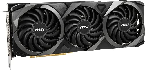MSI Gaming GeForce RTX 3080 Ti Gaming X Trio 12G Computer Gaming Graphics Card 12GB GDRR6X 320-Bit HDMI/DP Nvlink Torx Fan 3 Ampere Architecture OC, NVIDIA GPU Video Cards for Gaming PC (Renewed)