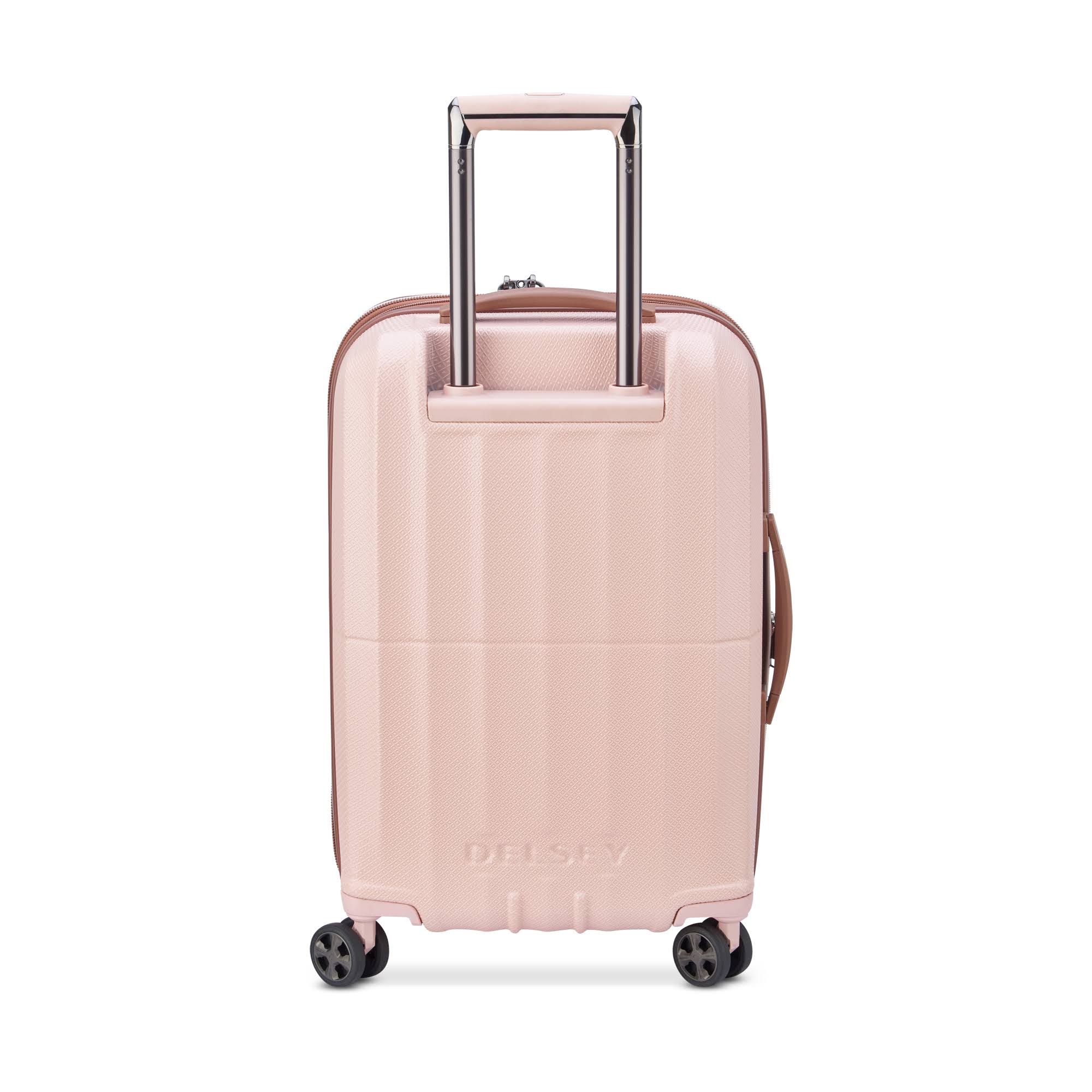 Delsey St. Tropez 21x22 Hardside Carry-On Spinner - Pink