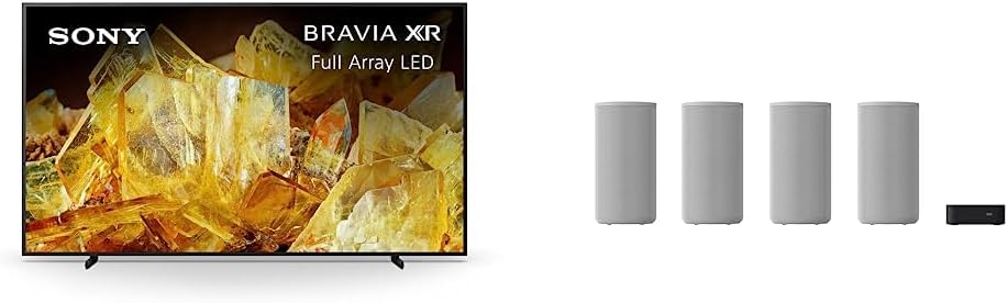 Sony 98 Inch BRAVIA XR X90L Full Array LED 4K HDR Google TV HT-A9 7.1.4ch Home Theater Speaker System
