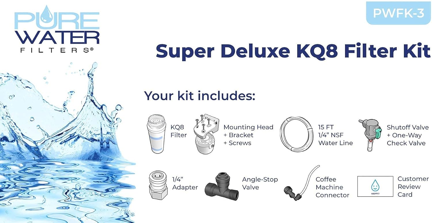 Keurig K2500 Plumbed Single Serve Commercial Coffee Maker and Tea Brewer with Direct Water Line Plumb and Filter Kit