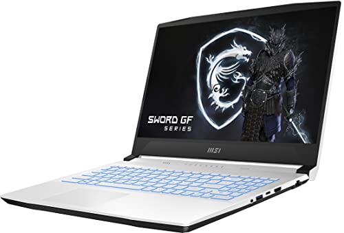 MSI Sword 15 A12U Sword 15 A12UC-295 15.6 Gaming Notebook - Full HD - 1920 x 1080 - Intel Core i5 12th Gen i5-12450H 1.30 GHz - 8 GB Total RAM - 512 GB SSD - White